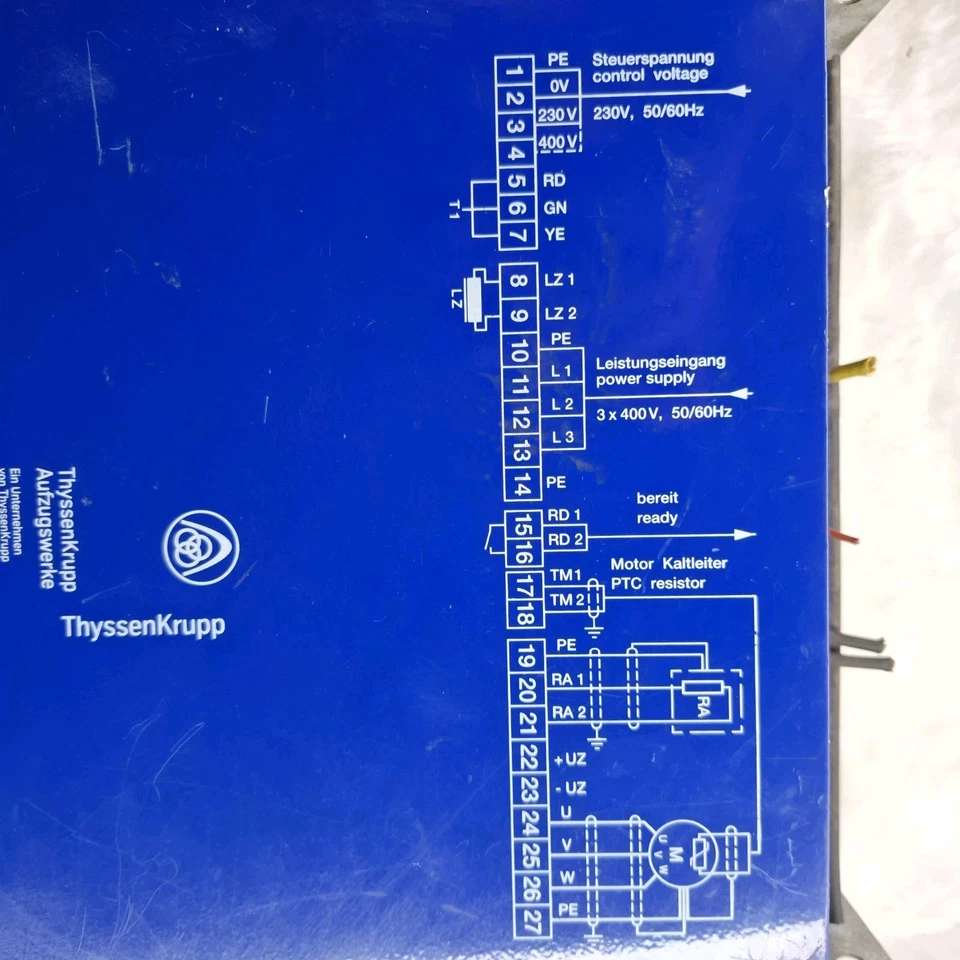 ThyssenKrupp Aufzugswerke VVVF-INVERTER CPI 48 OS ohne Soft 6621 000 9202 D400